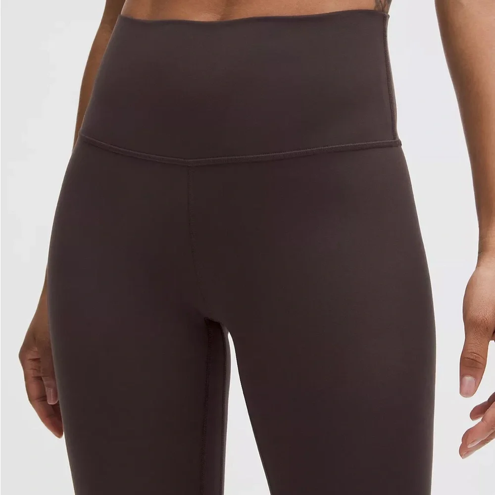 Lululemon Align High Rise Legging Pant 25” Size 6 Brown - Picture 3 of 6